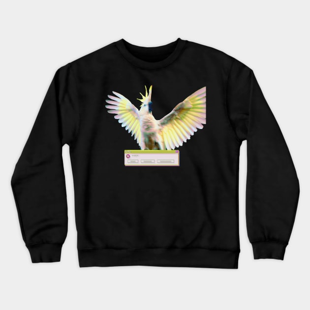 A E S T H E T I C  SCREM - cockatoo Crewneck Sweatshirt by FandomizedRose